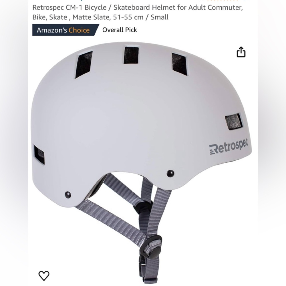 NWT! Retrospec CM-1 helmet size SMALL ADULT